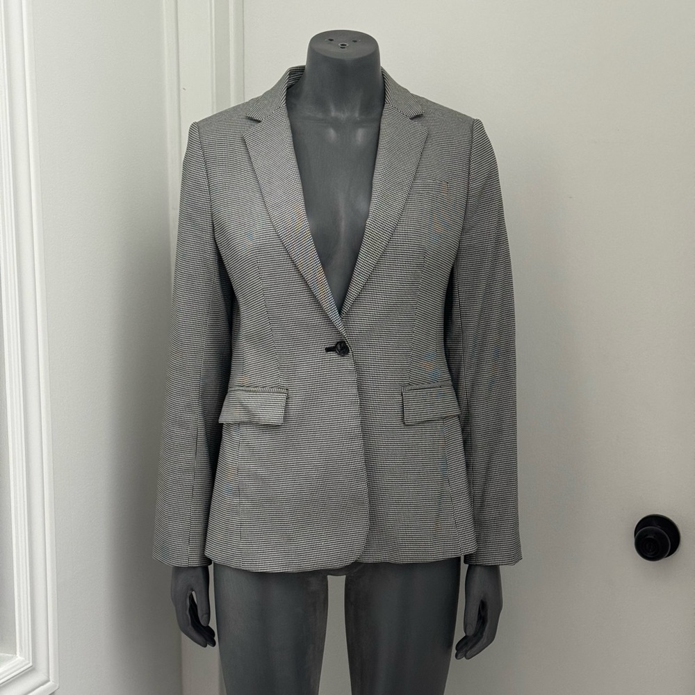 Banana Republic houndstooth Blazer
